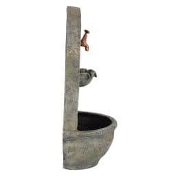 Sunnydaze Decor Messina French Limestone Electric Outdoor Wall Fountain thumbnail 4