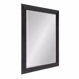 Kate and Laurel Reyna Large Black Beveled Glass Contemporary Accent Mirror thumbnail 2