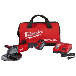 Milwaukee M18 FUEL 7/9 in. Brushless Cordless Large Angle Grinder Kit with 12.0 Ah Battery & Rapid Charger thumbnail 1