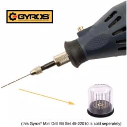Gyros Mini Keyless Adaptor Chuck, 1/8 in. Shank, 0 to 0.039 in. Capacity for Drill Bits #60-#80 thumbnail 4