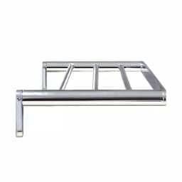 MODONA 24 in. Oval Polished Chrome Towel Rack thumbnail 3