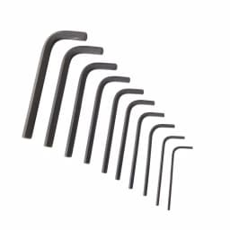 Husky 10-Piece SAE Short Arm Hex Key Set with Color-Coded Caddy thumbnail 2