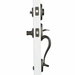 Kwikset Shelburne Single Cylinder Door Handleset with Lido Lever, Venetian Bronze thumbnail 5