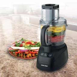 BLACK+DECKER Power Pro Wide-Mouth 10-Cup 2-Speed Food Processor, 500W, Black thumbnail 3