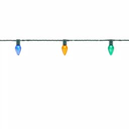 Home Accents Holiday 50 Light Super Bright C9 LED Multi-Color Smooth Constant On Light String (Set of 2) thumbnail 3
