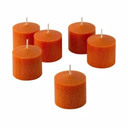Light In The Dark Orange Unscented Votive Candles, 10 Hour Burn Time (Set of 36) thumbnail 2
