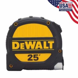 DEWALT 25 ft. x 1-1/4 in. Heavy-Duty Construction Tape Measure with Reinforced ABS Housing thumbnail 12