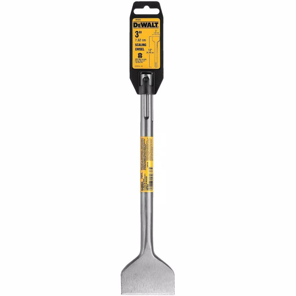 DEWALT 3 in. SDS-Max Shank Scaling Chisel, Spade Chisel for Concrete and Rock