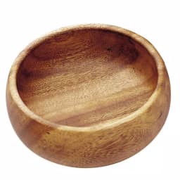 Acaciaware 8-Piece Handcrafted Acacia Wood Round Dip and Nut Bowl Set, 4 in. thumbnail 2