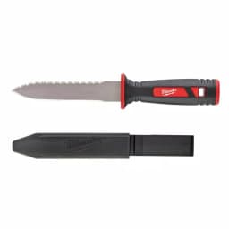 Milwaukee 11 in. Stainless Steel Partially Serrated Duct Knife with Sheath thumbnail 3