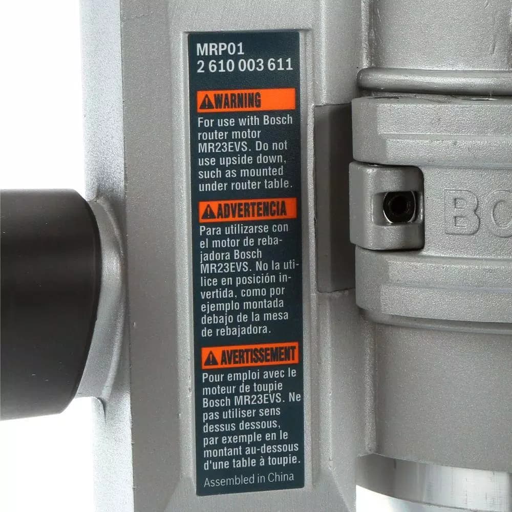 Bosch 15 Amp Corded Variable Speed Combination Plunge and Fixed-Base Router Kit with Hard Case