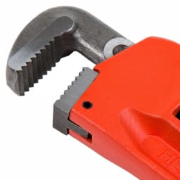 Stalwart 3-Piece Heavy Duty Cast Iron Pipe Wrench Set with Storage Pouch thumbnail 4