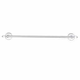Delta Alexandria 24 in. Towel Bar, Chrome and White, Rustic Farmhouse Style thumbnail 1