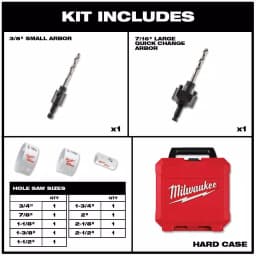 Milwaukee Hole Dozer 13-Piece Bi-Metal General Purpose Hole Saw Set thumbnail 2