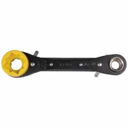Klein Tools 6-in-1 Ratcheting Lineman's Wrench, SAE Combination Wrench thumbnail 6