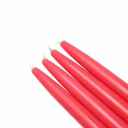 Zest Candle 6 in. Ruby Red Taper Candles, 12-Set thumbnail 1