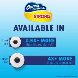 Charmin Essentials Strong 1-Ply Toilet Paper, 48 Giant Rolls thumbnail 5