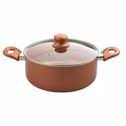 Brentwood Appliances 7-Piece Copper Nonstick Cookware Set with Ergonomic Handles thumbnail 4