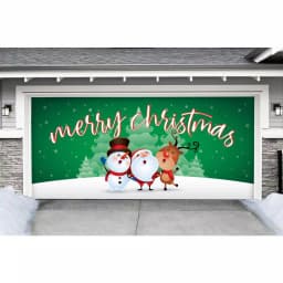 My Door Decor 7 ft. x 16 ft. Christmas Characters Garage Door Banner Mural thumbnail 2