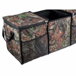 GigaTent 3-Compartment Collapsible Cooler & Trunk Organizer for SUV, Truck, and Auto - Camo thumbnail 6