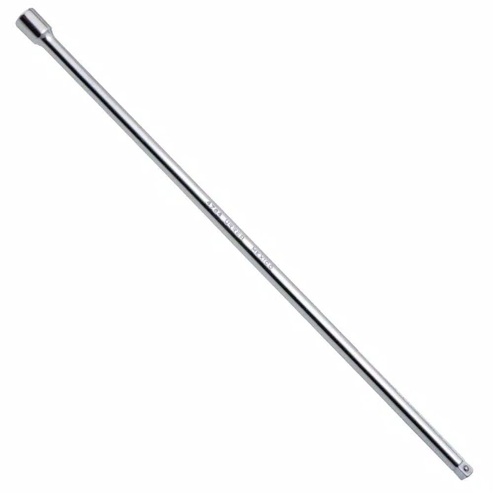 URREA 1/4 in. Drive 12 in. Socket Extension, Chrome Micro-Alloyed Steel