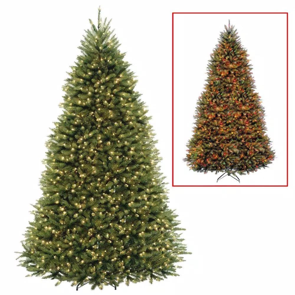 National Tree Company 9 ft. Dunhill Fir Artificial Christmas Tree with 900 Dual Color LED Lights