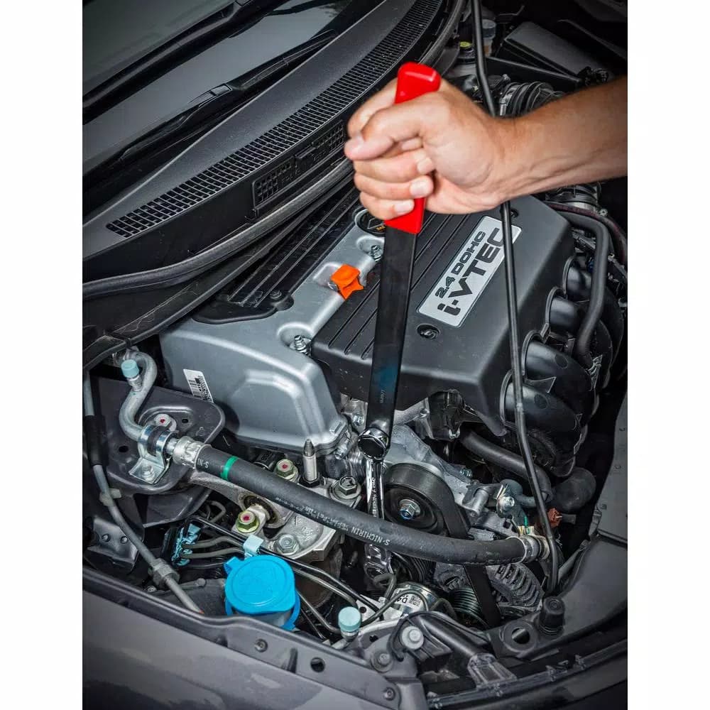 GearWrench 15-Piece Ratcheting Wrench Serpentine Belt Tool and Socket Set