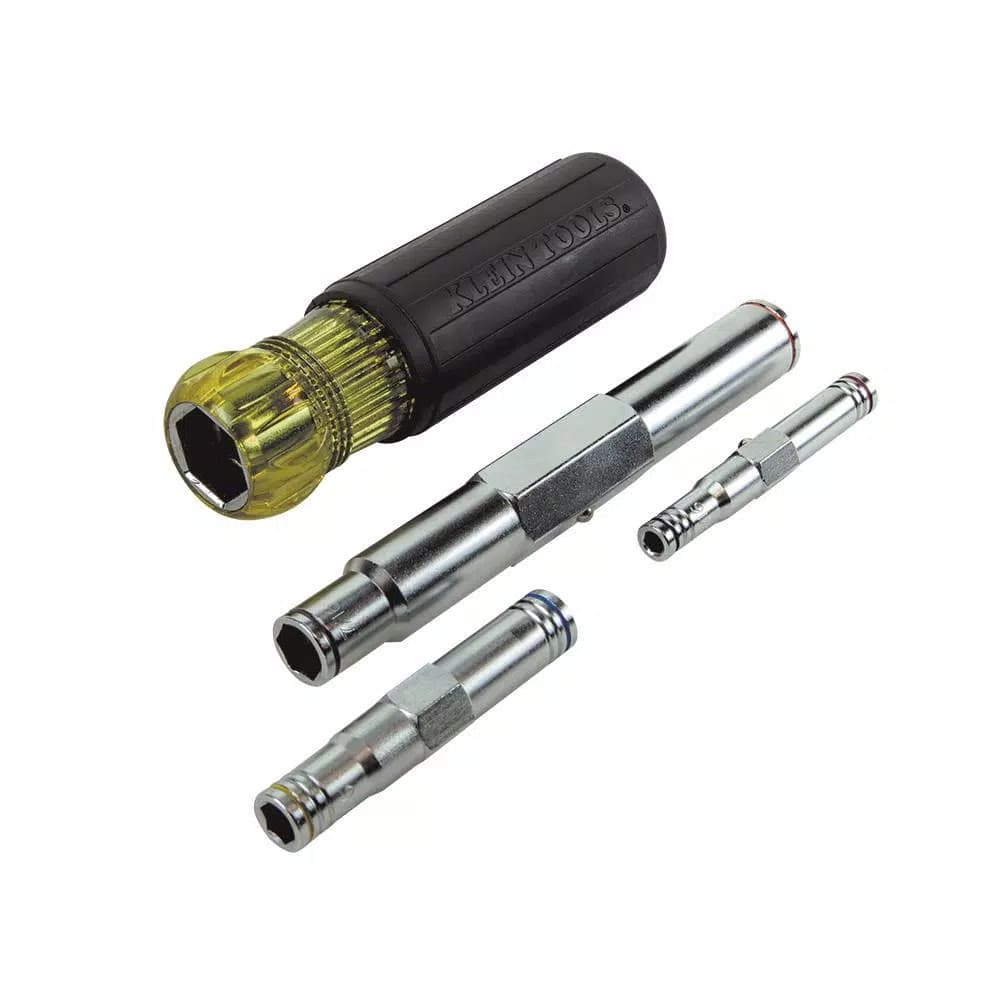 Klein Tools 6-in-1 Multi-Nut Driver with Interchangeable Hex Bits