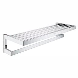 GROHE Selection Cube 1-Bar Towel Rack in StarLight Chrome thumbnail 1