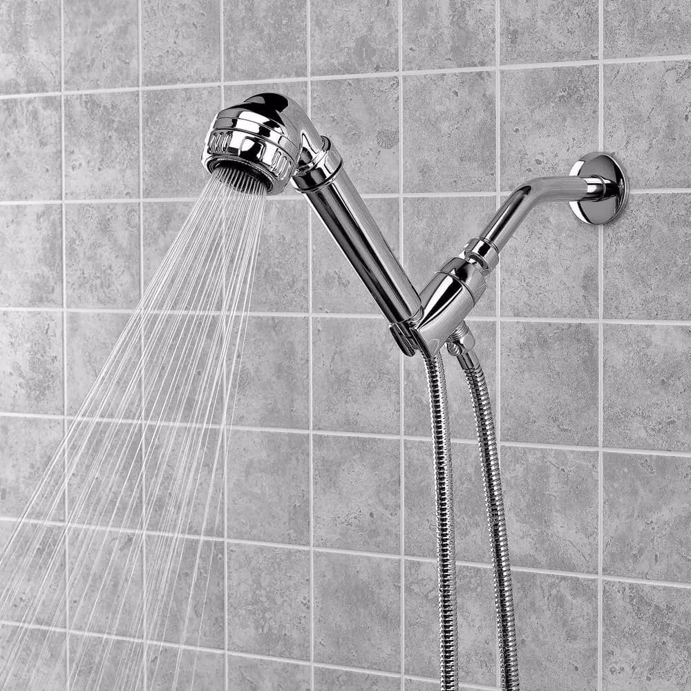 Sprite Showers Sprite Original Handheld Shower Filter System, 3-Spray Settings, Chrome