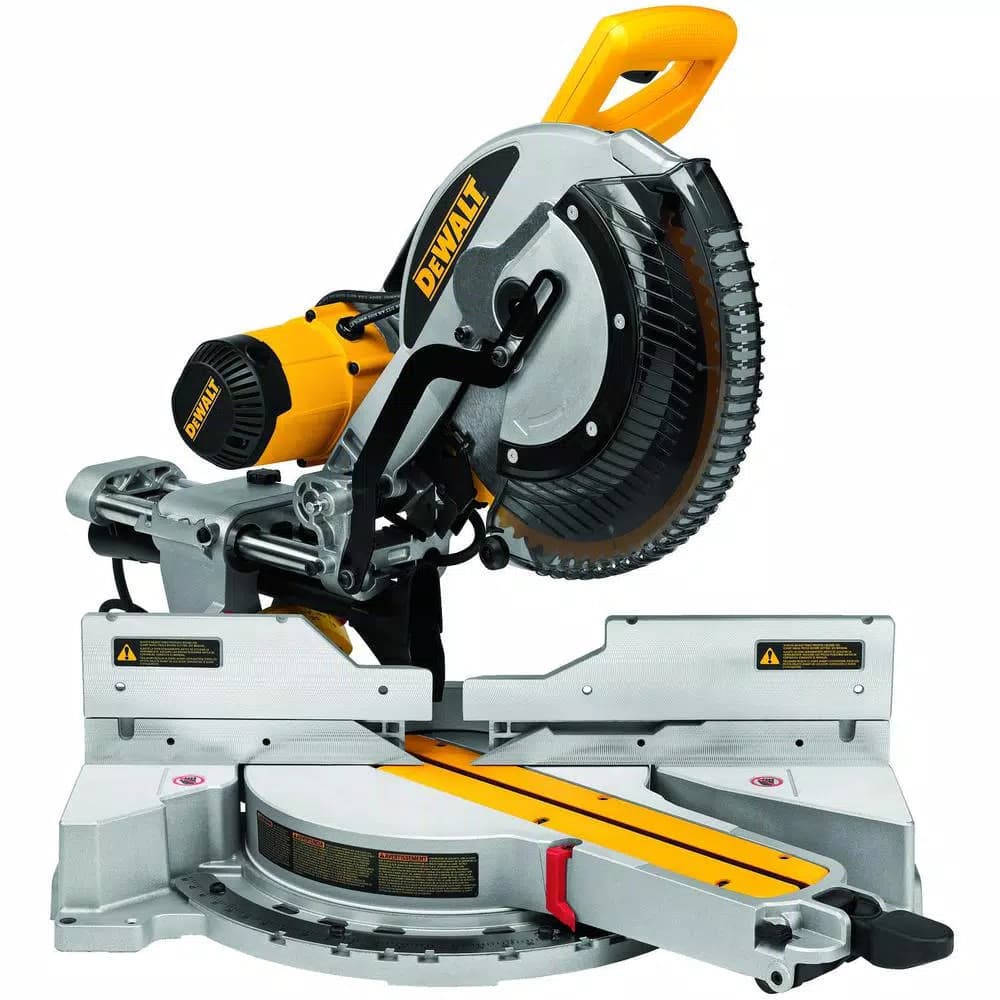 DEWALT 12 in. 15 Amp Double-Bevel Sliding Compound Miter Saw with 60T Fine Finish Blade