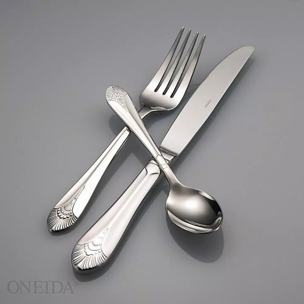 Oneida New York 18/10 Stainless Steel Dinner Forks, Set of 12