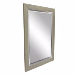 Unbranded Classic Gray Wash and Silver Beveled Glass Rectangle Accent Mirror (43.5 x 31.5 in) thumbnail 2
