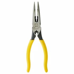 Klein Tools 8 in. Heavy Duty Long Nose Side Cutting Crimping Pliers thumbnail 4
