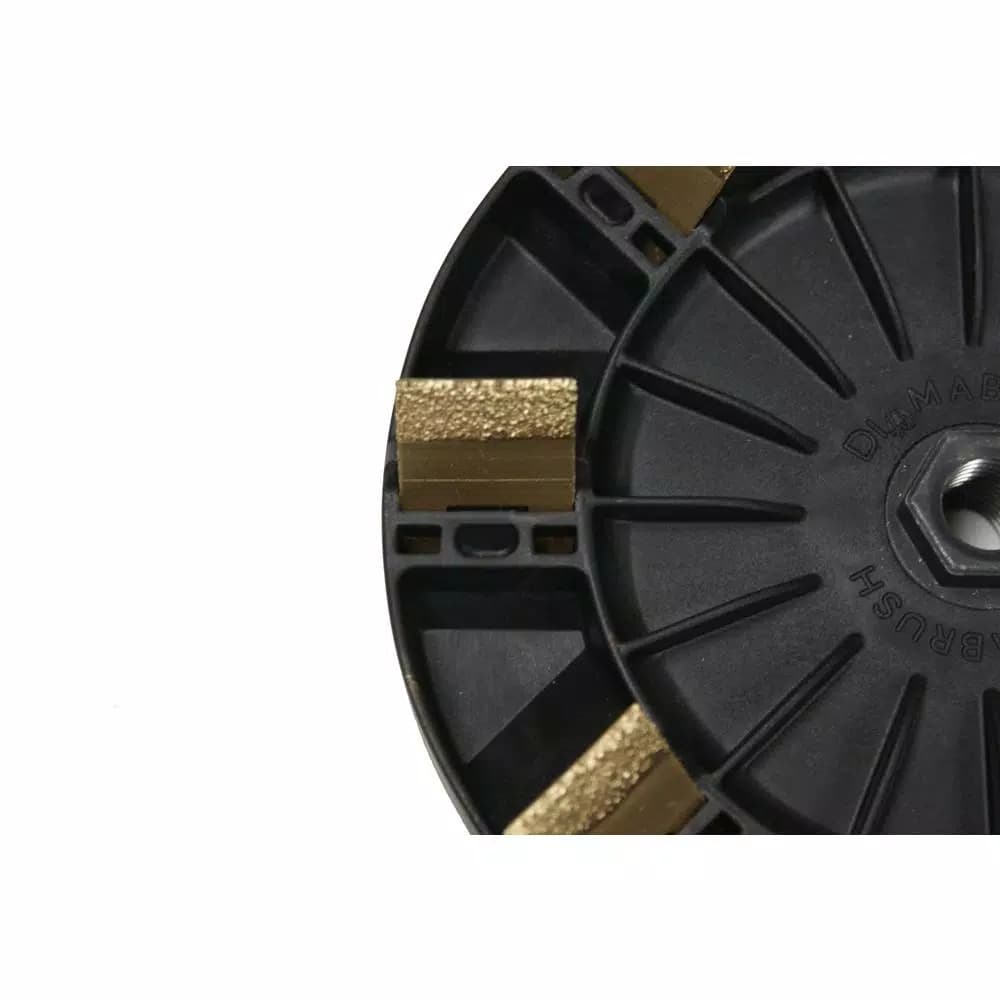 Diamabrush 7 in. Concrete Removal Tool - Abrasive Grinding Attachment for Glues, Epoxies & Coatings