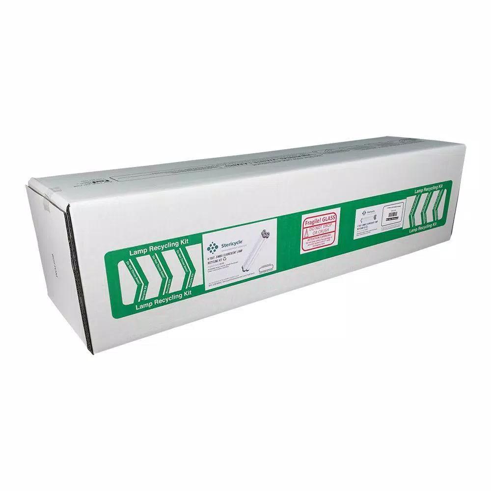Unbranded 4 Foot Jumbo Fluorescent Lamp Recycling Box (Holds 68 T12 or 145 T8)