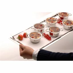 BergHOFF Essentials Bistro 2-Piece Stainless Steel Mini Pot Set with Lids thumbnail 3