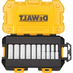 DEWALT DWMT73814 1/2 in. Drive SAE Deep Socket Set, 10-Piece thumbnail 3