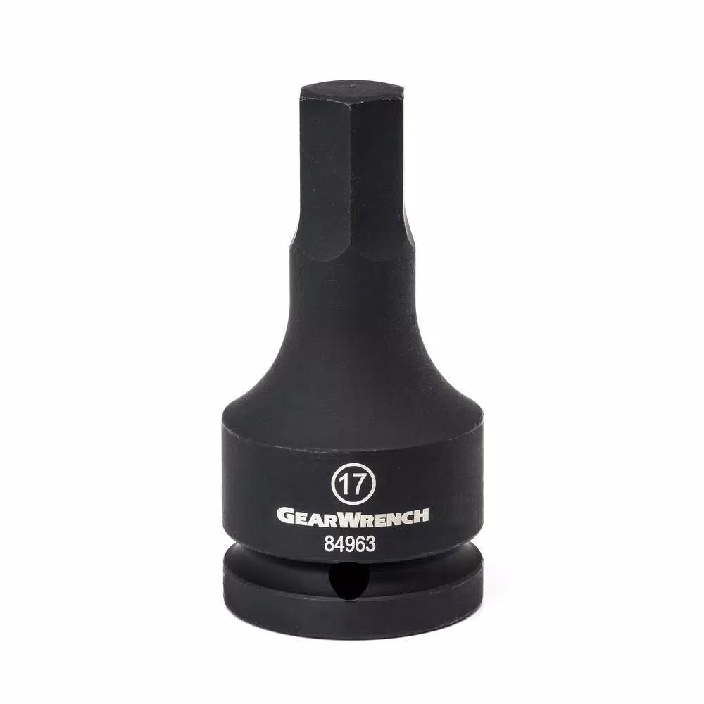 GearWrench 19 mm 3/4 in. Drive Metric Hex Bit Deep Impact Socket