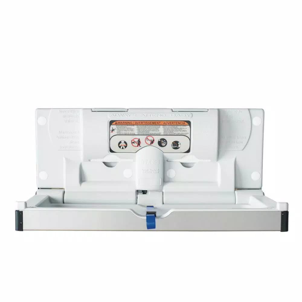 Foundations Frameless Stainless Steel Horizontal Surface Mount Baby Changing Station
