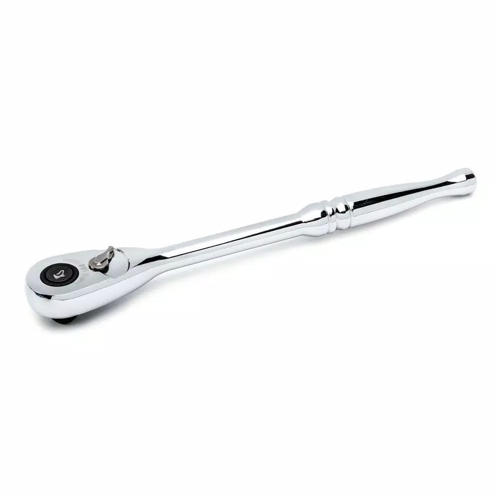 Husky 3/8 in. Drive 144-Tooth Pro Ratchet, Low Profile Teardrop Head