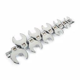 TEKTON 10-Piece 3/8 in. Drive Metric Crowfoot Wrench Set, 10-24 mm thumbnail 5