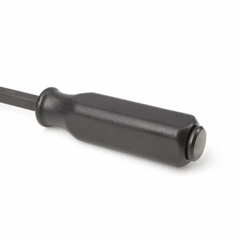 TEKTON 12 in. Angled Tip Pry Bar with Steel Striking Cap