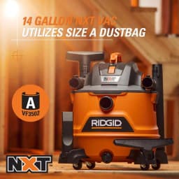 RIDGID 14 Gal. 6.0 Peak HP NXT Wet/Dry Shop Vacuum with 2.5 in. Locking Accessories thumbnail 13