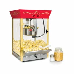 Nostalgia CCP610 8 oz. Commercial Popcorn Machine with Concession Cart, Red thumbnail 3