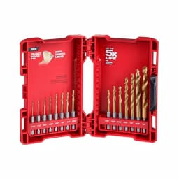Milwaukee SHOCKWAVE Impact Duty Driver Bit Set (50-Pc) & Titanium Drill Bit Kit (15-Pc) - 65 Piece Set thumbnail 8