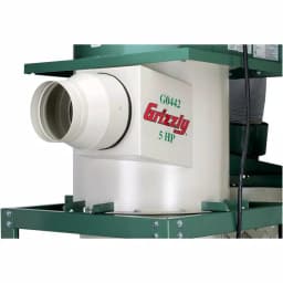 Grizzly Industrial 5 HP Cyclone Dust Collector with 55 Gal. Steel Drum and BIA Certified Cartridge Filter thumbnail 6