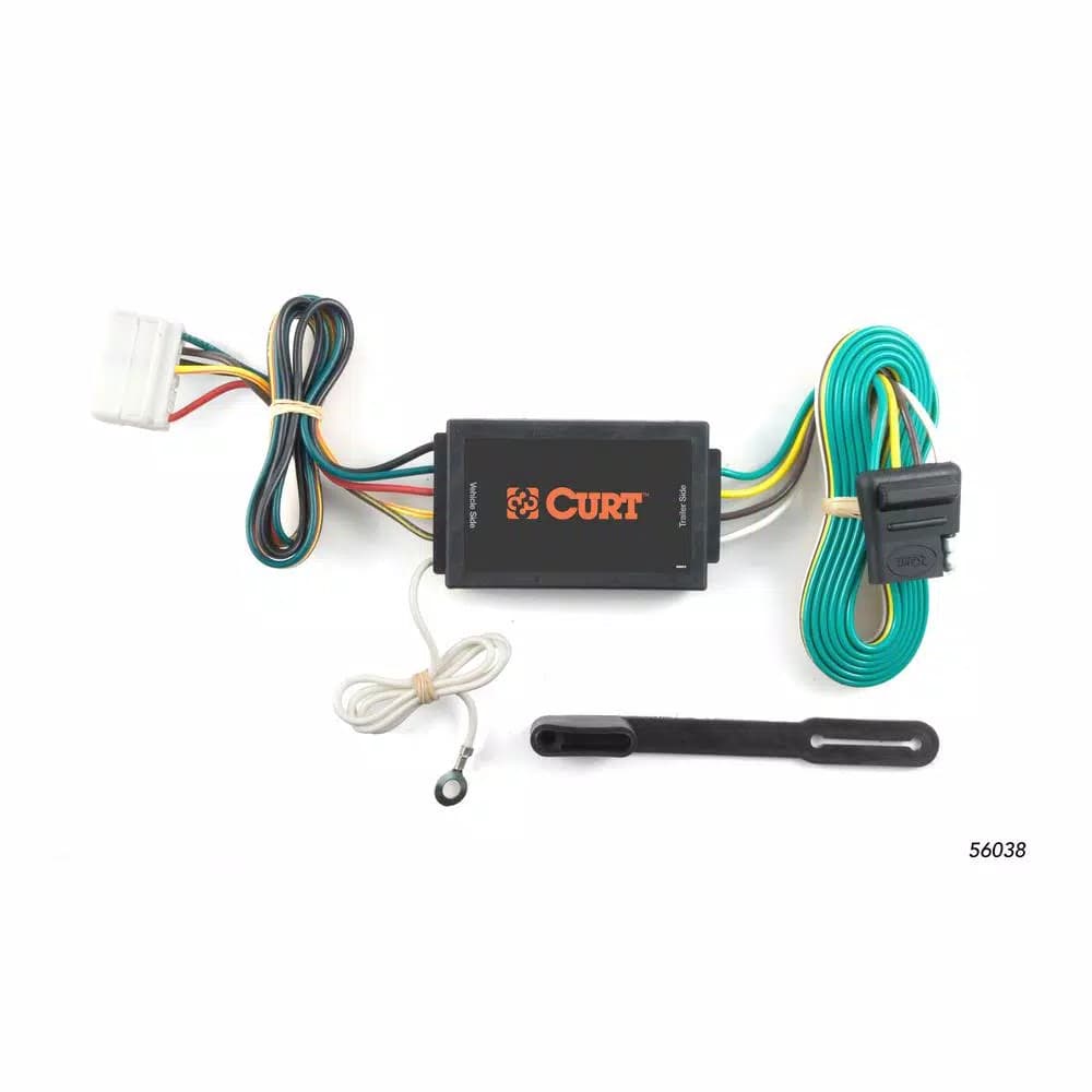 CURT Custom Vehicle-Trailer Wiring Harness, 4-Way Flat for Acura MDX (OEM Tow Package Required)