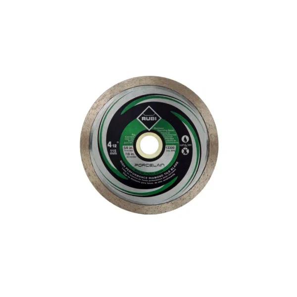 Rubi 4-1/2 in. Porcelain Diamond Blade for Wet and Dry Cutting