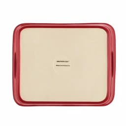 Rachael Ray Lasagna Lover 9 x 13 in. Porcelain Casserole Dish, Cranberry Red thumbnail 2